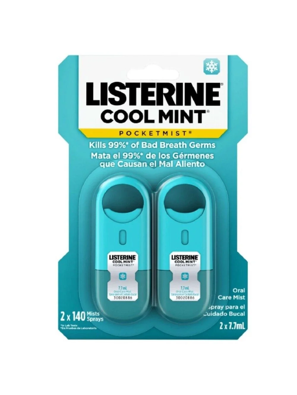 ⭐4/$15 Listerine Pocketmist Breath Spray Cool Mint